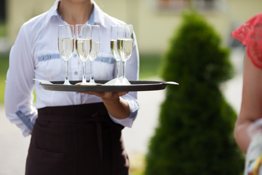 Stylish Elegant Waiter 